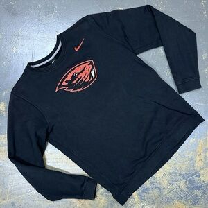 Nike Oregon State Beavers Pull Over Crew Neck Sweater OSU Large